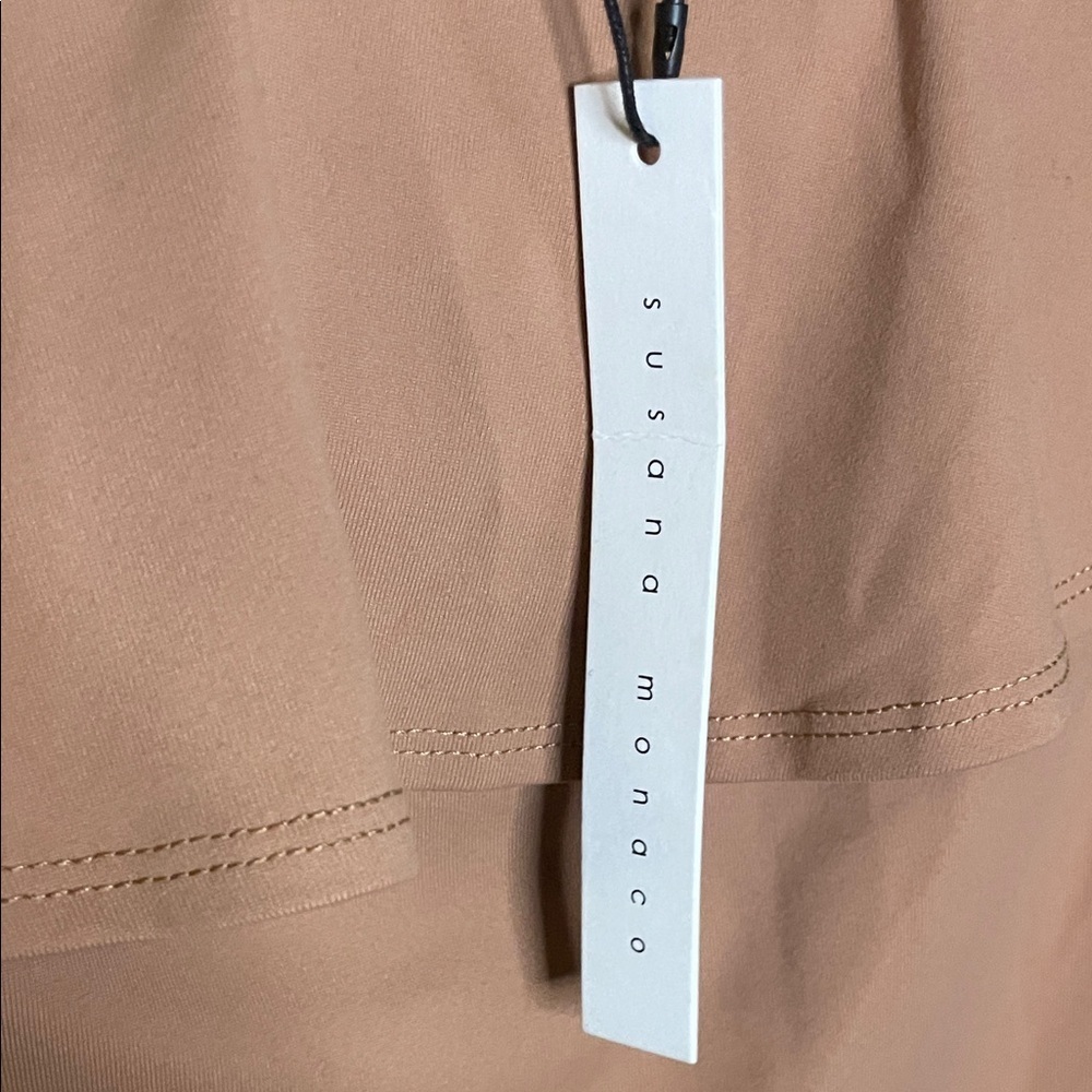 Susana Monaco Strapless Tan Dress - Picture 3 of 5